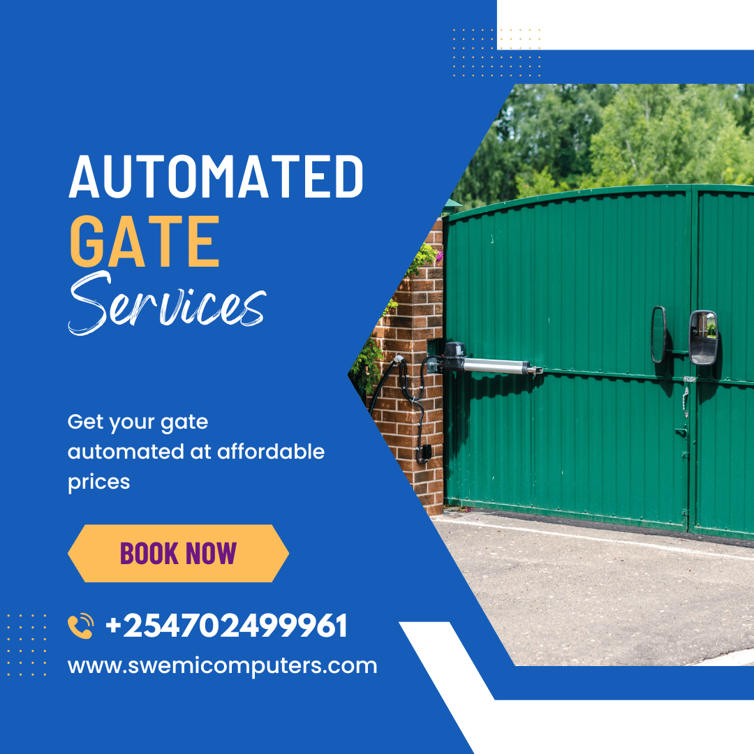 Electric Gate Automated Gate Installation In Kenya Swemi Computers